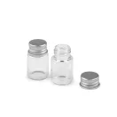 Üvegcse csavaros fedővel 25x42 mm - Transparent (120 db-os csomagolás) Üvegcse csavaros fedővel 25x42 mm - Transparent (120 db-os csomagolás)