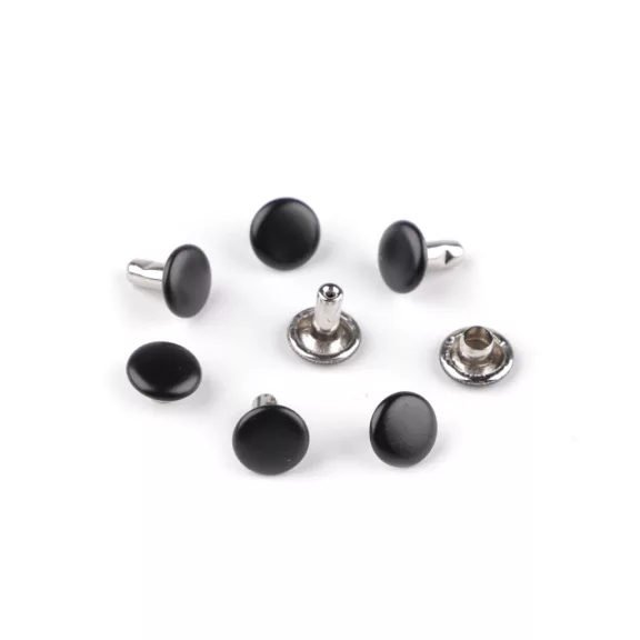 Duplafejű üreges szergecs Ø8 mm - 5 fekete matt (300 pr) Duplafejű üreges szergecs Ø8 mm - 5 fekete matt (300 pr)