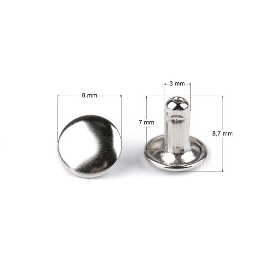 Duplafejű üreges szergecs Ø8 mm