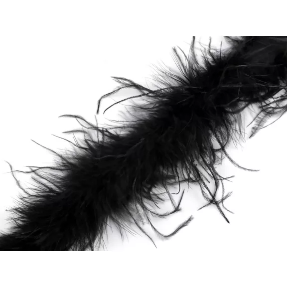 Boa - strucc toll 21 -24 g hossz 1,8 m - 2 fekete (1 db-os csomagolás) Boa - strucc toll 21 -24 g hossz 1,8 m - 2 fekete (1 db-os csomagolás)