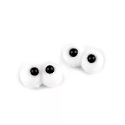 Pom pom biztonsági - dupla szem 15x30 mm