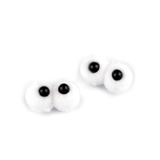 Pom pom biztonsági - dupla szem 15x30 mm