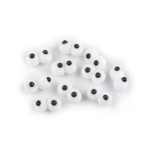 Pom pom biztonsági - dupla szem 15x30 mm