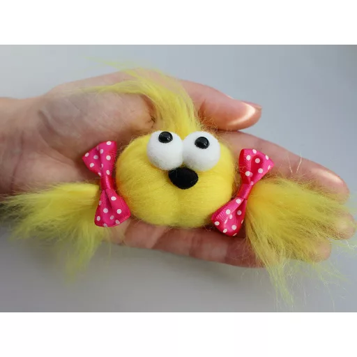 Pom pom biztonsági - dupla szem 15x30 mm