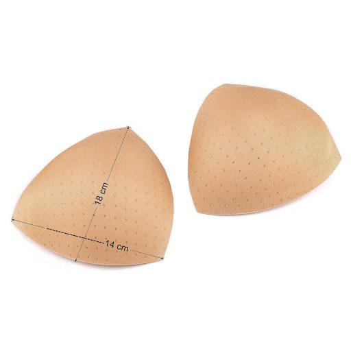 Háromszögletű fürdőruha melltartó kosár perforált 44-es