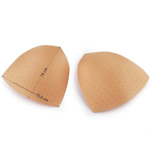 Háromszögletű fürdőruha melltartó kosár perforált 48-as