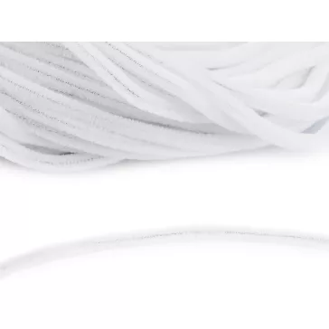   Zsenília drót Ø6 mm folyóméteres - 1 Off White (30 m-os csomagolás)