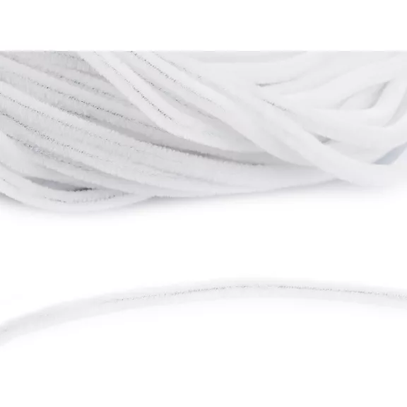 Zsenília drót Ø6 mm folyóméteres - 1 Off White (60 m-es csomagolás) Zsenília drót Ø6 mm folyóméteres - 1 Off White (60 m-es csomagolás)