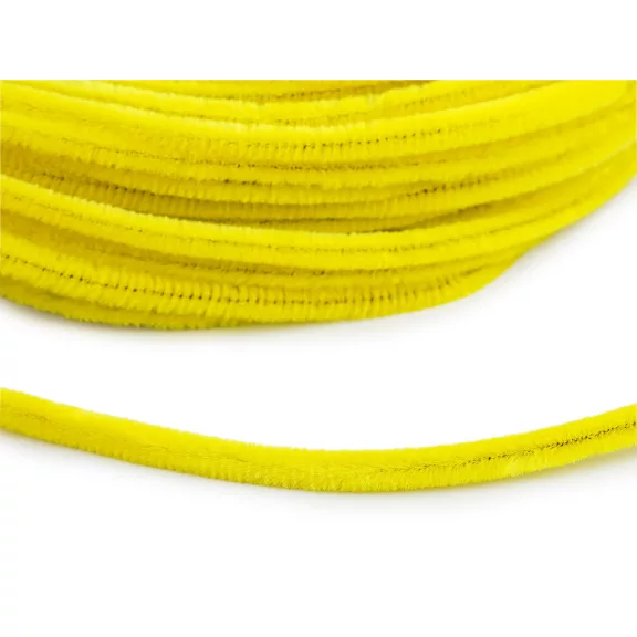 Zsenília drót Ø6 mm folyóméteres - 6 sárga (6 m-es csomagolás) Zsenília drót Ø6 mm folyóméteres - 6 sárga (6 m-es csomagolás)