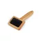 Fésü macrame 5x7 cm - természeti (1 db-os csomagolás)