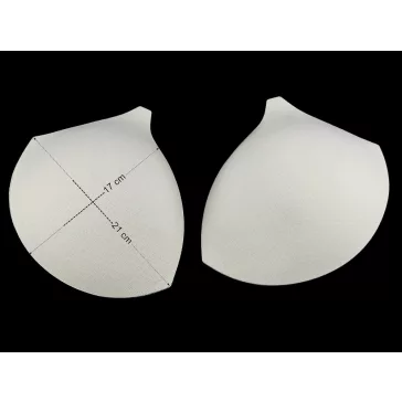   Fürdőruha melltartó kosár / korzett perforált soft 36 -os - Törtfehér (3 pr)