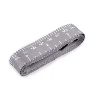 Szatén mérőszalag - 3 szürke (4 db-os csomagolás)