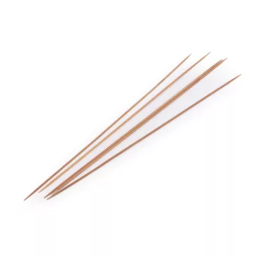   Kesztyűkötőtű 2; 2,5; 3; 3,5; 4,5 - 1 (2 mm) sötét bambusz (20 szett)