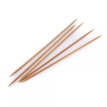   Kesztyűkötőtű 2; 2,5; 3; 3,5; 4,5 - 4 (3,5 mm) sötét bambusz (5 szett)
