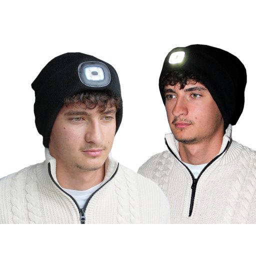 Újratölthető LED lámpa sapka, fejpánt és ruhára