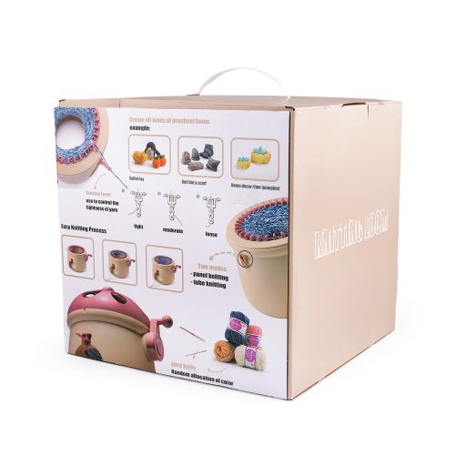 Kézi kötőmalom gomba a könnyű kötéshez