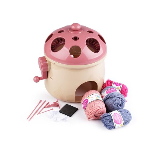 Kézi kötőmalom gomba a könnyű kötéshez