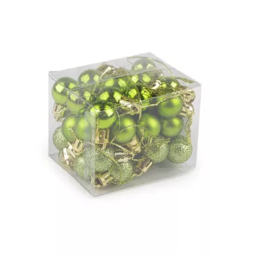 Karácsonyi gömb Ø20 mm - 7 zöld világos (5 box)