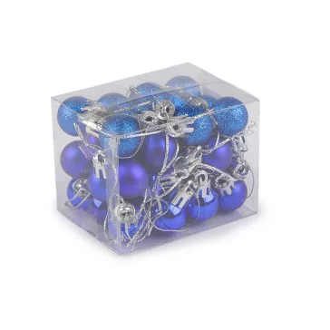 Karácsonyi gömb Ø20 mm - 8 kék (5 box)