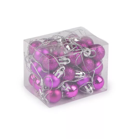 Karácsonyi gömb Ø20 mm - 9 lila (5 box) Karácsonyi gömb Ø20 mm - 9 lila (5 box)