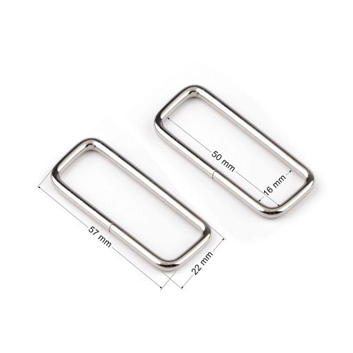 Fém bBújtató / téglalap 50 mm