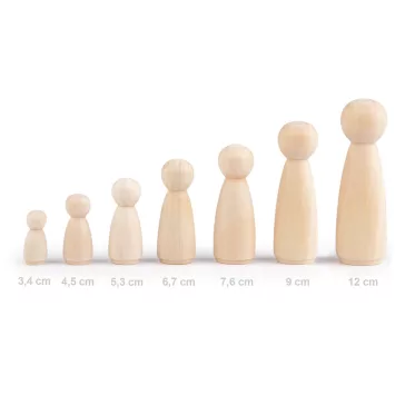   Fa figura natur 39x120 cm festhető - természetes világos (20 db-os csomagolás)