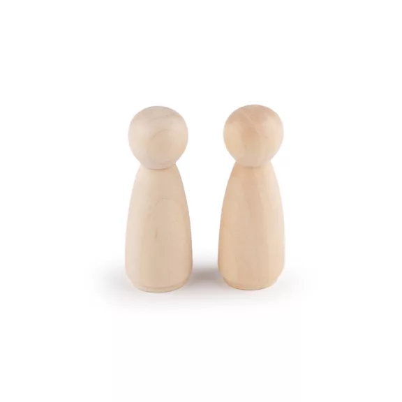 Natúr fa figurák 25x67 mm festhető - természetes világos (50 db-os csomagolás) Natúr fa figurák 25x67 mm festhető - természetes világos (50 db-os csomagolás)