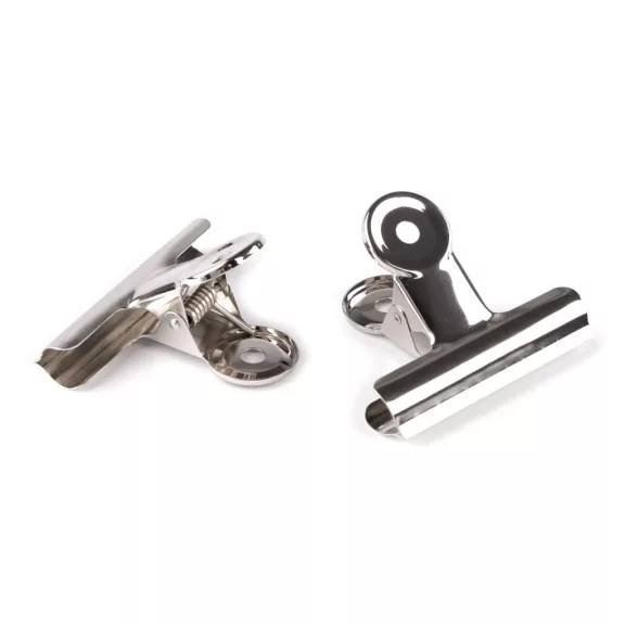 Szabászati fém csipesz 7,5 cm teríték - nikkel (36 db-os csomagolás) Szabászati fém csipesz 7,5 cm teríték - nikkel (36 db-os csomagolás)