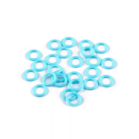 Műanyag karika / szemjelölő kötésjelölő Ø10; 12; 14 mm - 2 (12 mm) azúrkék (100 db-os csomagolás) Műanyag karika / szemjelölő kötésjelölő Ø10; 12; 14 mm - 2 (12 mm) azúrkék (100 db-os csomagolás)