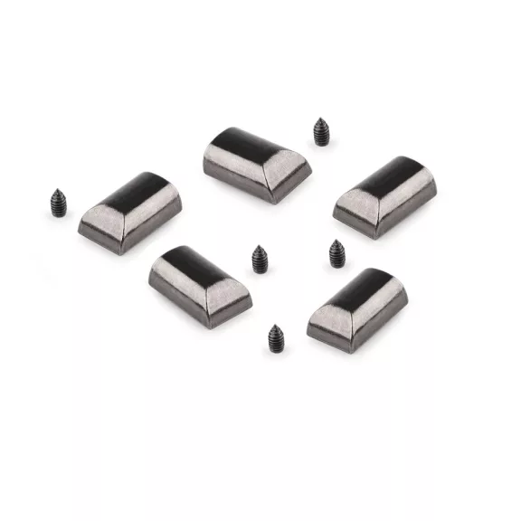Cipzár vég elem táskákhoz - 2 nikkel fekete (20 db-os csomagolás) Cipzár vég elem táskákhoz - 2 nikkel fekete (20 db-os csomagolás)