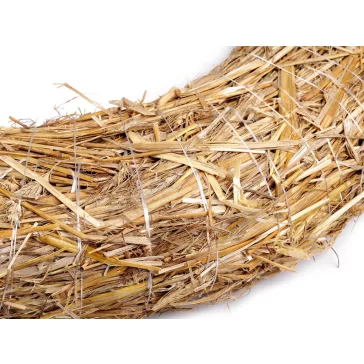 Szalma koszorú Ø60 cm - természeti (3 db-os csomagolás)