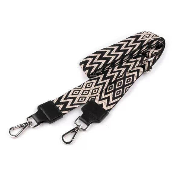 Textil állítható táskafül karabiner 3,8 cm széles - 8 világos bézs platina (1 db-os csomagolás) Textil állítható táskafül karabiner 3,8 cm széles - 8 világos bézs platina (1 db-os csomagolás)