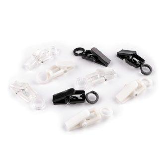 Függönycsipesz műanyag horogos