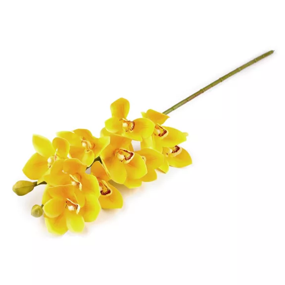 Mű orchidea hosszú - 1 sárga (1 db-os csomagolás) Mű orchidea hosszú - 1 sárga (1 db-os csomagolás)