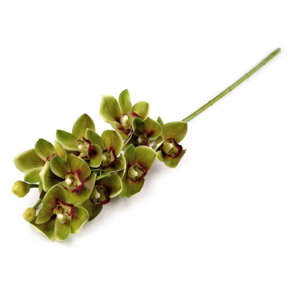Mű orchidea hosszú - 2 almazöld (1 db-os csomagolás) Mű orchidea hosszú - 2 almazöld (1 db-os csomagolás)