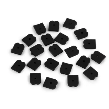  Halcsont merevítő végződés 6, 8 mm széles - 6 (12 mm) fekete (50 db-os csomagolás)