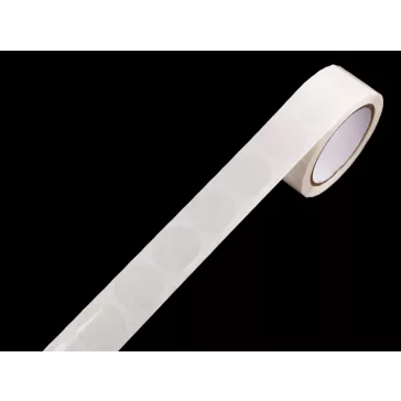   Egyoldalas ragasztópöttyök szalagon Ø2; 2,5; 3 cm - 1 (Ø2 cm) Transparent (5 db-os csomagolás)