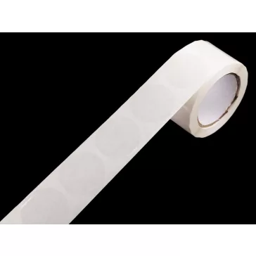   Egyoldalas ragasztópöttyök szalagon Ø2; 2,5; 3 cm - 3 (Ø3 cm) Transparent (5 db-os csomagolás)