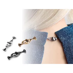 Fém dísz kapocs 10x36 cm