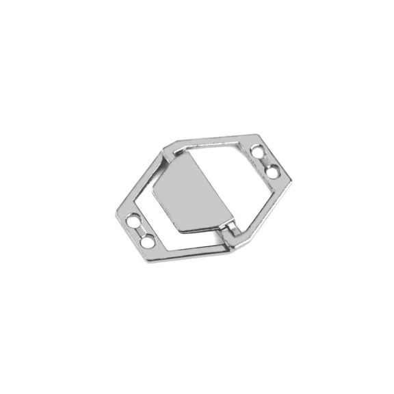 Fém dísz kapocs 20x26 mm - 1 nikkel (10 pár) Fém dísz kapocs 20x26 mm - 1 nikkel (10 pár)