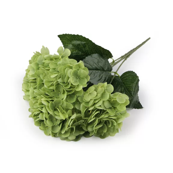 Mesterséges hortenzia csokor - 6 almazöld (1 db-os csomagolás) Mesterséges hortenzia csokor - 6 almazöld (1 db-os csomagolás)