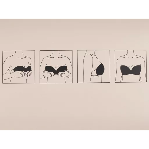 Ragasztható push-up láthatatlan melltartó