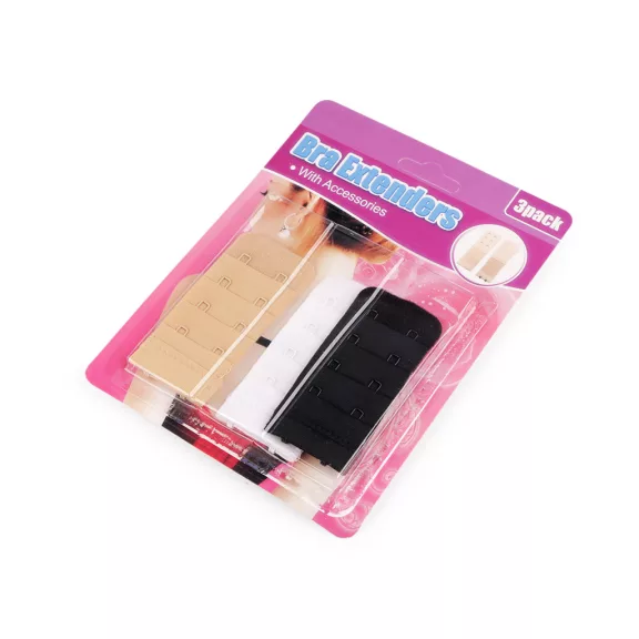 Melltartó hosszabító gumi nélkül 2; 3 soros - 1 (38 mm) mix (9 kártya) Melltartó hosszabító gumi nélkül 2; 3 soros - 1 (38 mm) mix (9 kártya)