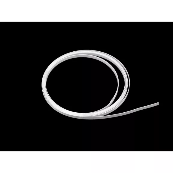 Fém ruha halcsont lapos szélesség 6; 8; 12 mm - 1 (6 mm) fehér (4,5 m-es csomagolás) Fém ruha halcsont lapos szélesség 6; 8; 12 mm - 1 (6 mm) fehér (4,5 m-es csomagolás)