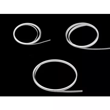   Fém ruha halcsont lapos szélesség 6; 8; 12 mm - 3 (12 mm) fehér (13,5 m-os csomagolás)