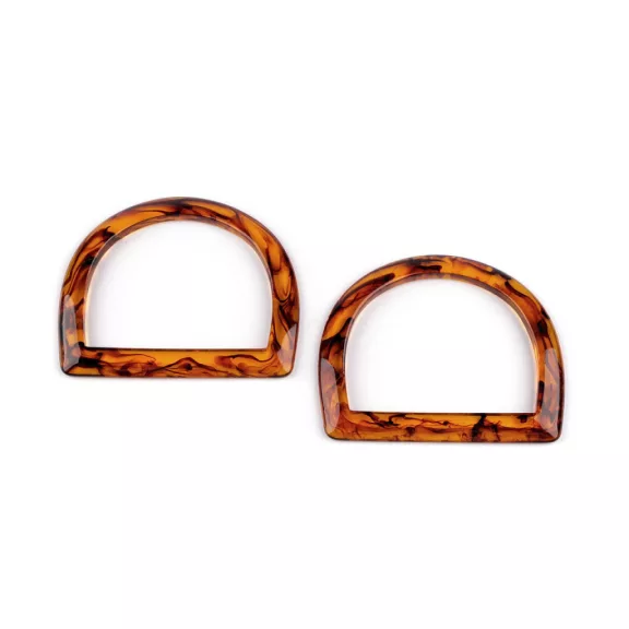 Műgyanta táskafül - 1 (12,5x11 cm) borostyánszín (2 db-os csomagolás) Műgyanta táskafül - 1 (12,5x11 cm) borostyánszín (2 db-os csomagolás)