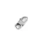 Karabiner rozsdamentes acélból 12x25 mm - platina (10 db-os csomagolás)