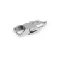 Karabiner rozsdamentes acélból 12x25 mm