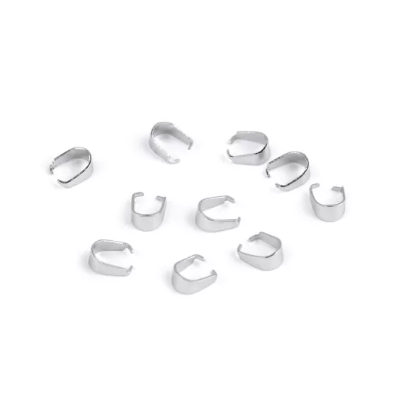 Rozsdamentes acél csúszda ékszerkészítéshez - 1 (3x7 mm) platina (10 db-os csomagolás) Rozsdamentes acél csúszda ékszerkészítéshez - 1 (3x7 mm) platina (10 db-os csomagolás)