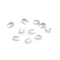 Rozsdamentes acél csúszda ékszerkészítéshez - 1 (3x7 mm) platina (10 db-os csomagolás)
